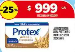 Supermercados DIA Protex jabon de tocador avena oferta