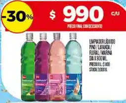 Supermercados DIA Dia limpiador líquido pino/lavanda floral/marina oferta