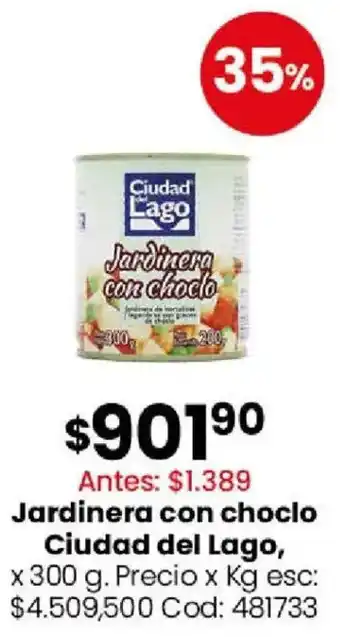 Coto Ciudad del lago jardinera con choclo oferta