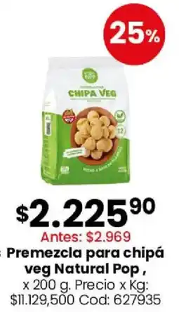 Coto Natural pop premezcla para chipá veg oferta