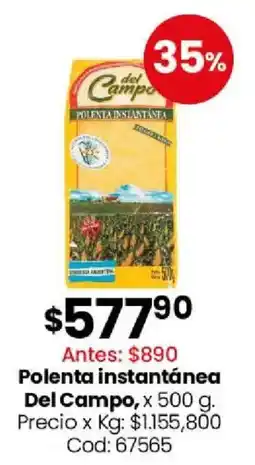 Coto Del campo polenta instantánea oferta
