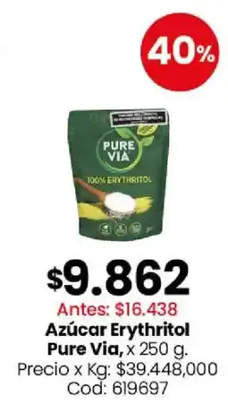 Coto Pure via azúcar erythritol oferta