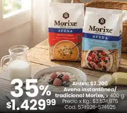 Coto Morixe avena instantánea/ tradicional oferta