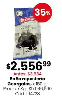 Coto Georgalos baño repostería oferta
