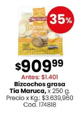 Coto Tía maruca bizcochos grasa oferta