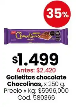 Coto Chocolinas galletitas chocolate oferta