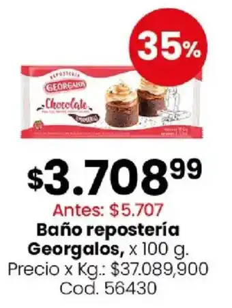 Coto Georgalos baño repostería oferta
