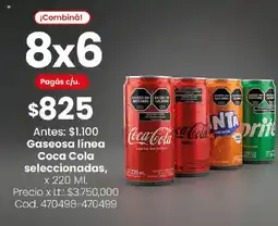 Coto Coca cola gaseosa línea seleccionadas oferta