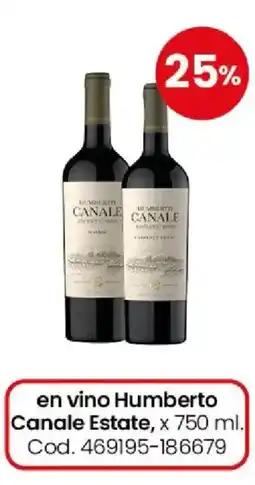 Coto Canale estate en vino humberto oferta