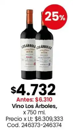 Coto Los árboles vino oferta