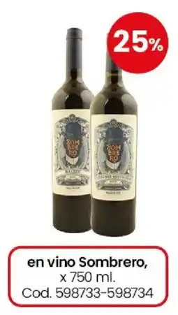 Coto Sombrero en vino oferta