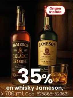 Coto Jameson en whisky oferta