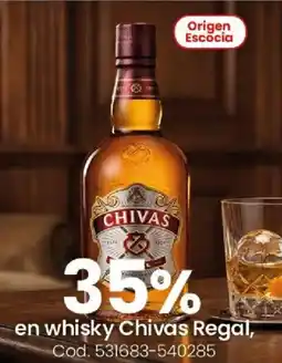 Coto Chivas regal en whisky oferta