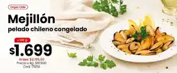 Coto Mejillón pelado chileno congelado oferta