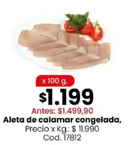 Coto Aleta de calamar congelada oferta