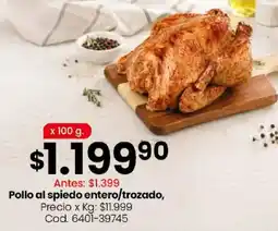 Coto Pollo al spiedo entero/trozado oferta