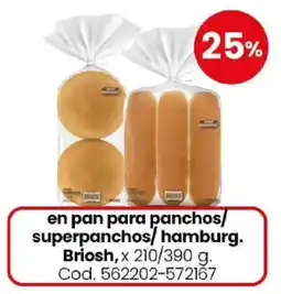 Coto Briosh en pan para panchos/ superpanchos/hamburg oferta
