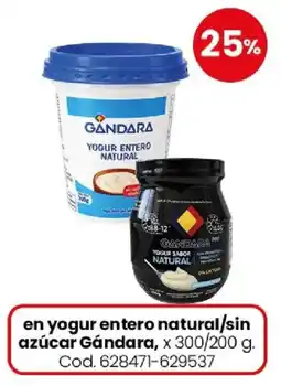 Coto Gándara en yogur entero natural/sin azúcar oferta