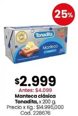 Coto Tonadita manteca clásica oferta