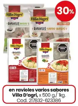 Coto Villa d'agri en ravioles varios sabores oferta