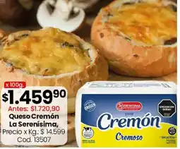 Coto La serenísima queso cremón oferta
