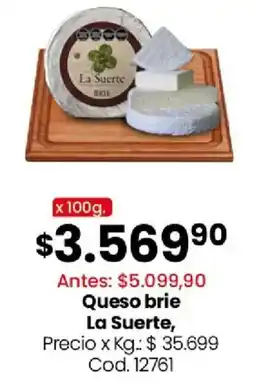 Coto La suerte queso brie oferta