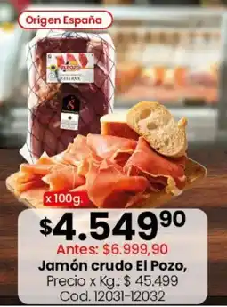 Coto El pozo jamón crudo oferta