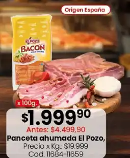 Coto El pozo panceta ahumada oferta