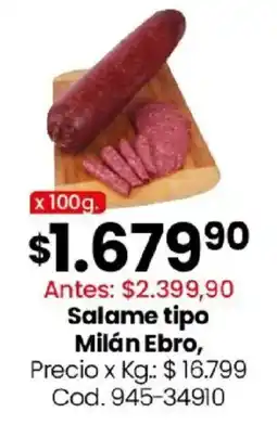Coto Milán ebro salame tipo oferta