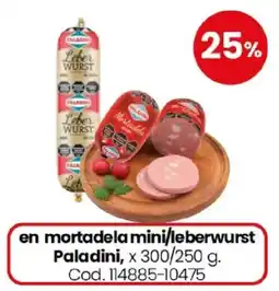 Coto Paladini en morpaladini tadela mini/leberwurst oferta