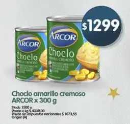 Supermercados Buenos Días Arcor choclo amarillo cremoso oferta