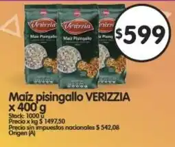 Supermercados Buenos Días Verizzia maiz pisingallo oferta