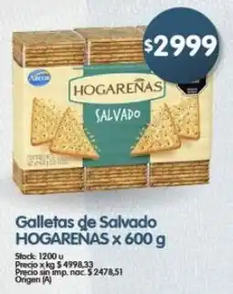 Supermercados Buenos Días Hogarenas galletas de salvado oferta