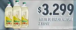 Supermercados Buenos Días Natura aceite de girasol oferta