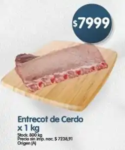 Supermercados Buenos Días Entrecot de cerdo oferta