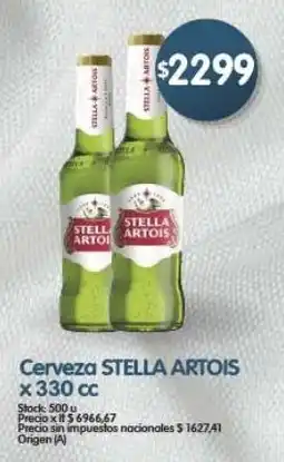 Supermercados Buenos Días Stella artois cerveza oferta