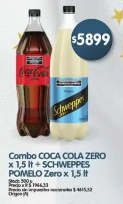 Supermercados Buenos Días Coca cola zero combo oferta