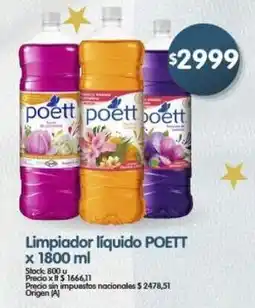 Supermercados Buenos Días Poett limpiador líquido oferta