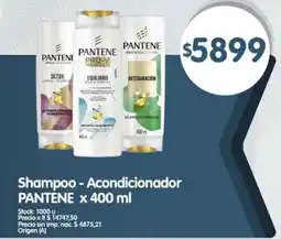 Supermercados Buenos Días Pantene shampoo - acondicionador oferta