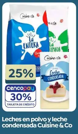 Supermercados Vea Cuisine & Co leches en polvo y leche condensada oferta