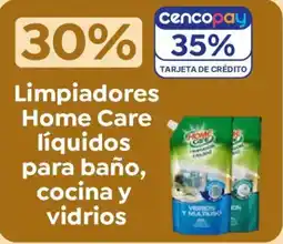 Supermercados Vea Home care limpiadores líquidos para baño, cocina y vidrios oferta