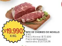 Carrefour Market Bife de chorizo de novillo oferta