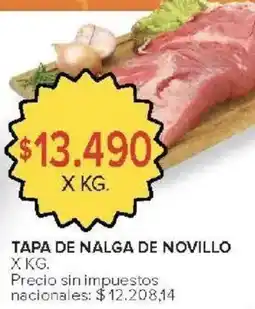 Carrefour Market Tapa de nalga de novillo oferta
