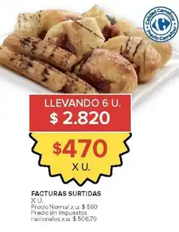 Carrefour Market Facturas surtidas oferta