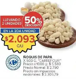 Carrefour Market Carrefour ñoquis de papa oferta