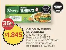 Carrefour Market Knorr caldo en cubos de verdura oferta
