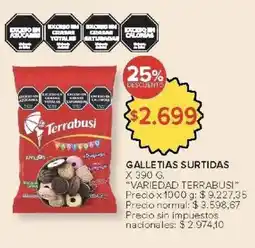 Carrefour Market Variedad terrabusi galletias surtidas oferta