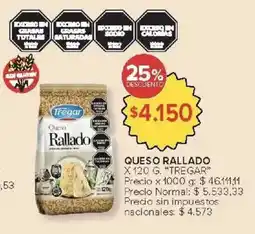 Carrefour Market Tregar queso rallado oferta