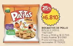 Carrefour Market Patitas bocaditos de pollo bolsa oferta