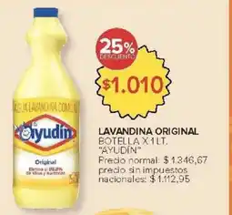 Carrefour Market Ayudín lavandina original botella oferta